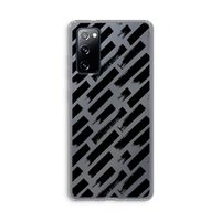 Zwarte vegen: Samsung Galaxy S20 FE / S20 FE 5G Transparant Hoesje