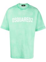 DSQUARED2 t-shirt en coton à épaules tombantes - Vert