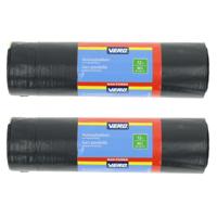 Vero Afvalzakken/vuilniszakken met trekband - 36x stuks - 60 liter - Extra sterk