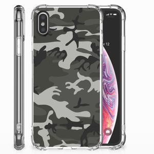 Apple iPhone X | Xs Doorzichtige Silicone Hoesje Army Light