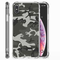 Apple iPhone X | Xs Doorzichtige Silicone Hoesje Army Light