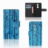 Nokia 7 Book Style Case Wood Blue