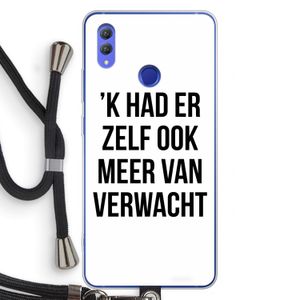 Meer verwacht: Honor Note 10 Transparant Hoesje met koord