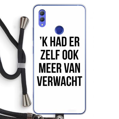 Meer verwacht: Honor Note 10 Transparant Hoesje met koord