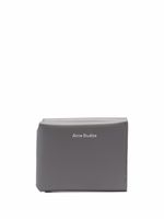 Acne Studios portefeuille pliant en cuir - Gris - thumbnail