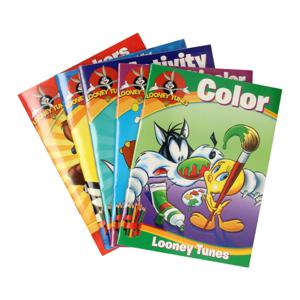 Boek Specials Nederland BV Looney Tunes Kleurboekenbox met Kleurpotloden