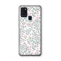 Sierlijke bloemen: Samsung Galaxy A21s Transparant Hoesje