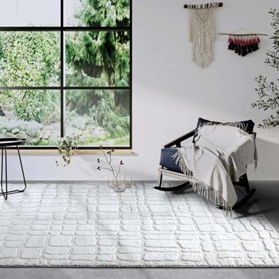 Vloerkleed Artistique Crème Wit 200x280 Cm Hoogpolig Elle Decoration - Dekbed-Discounter.nl