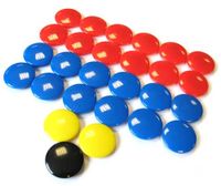 Precision coachbord magneten 4 cm 27-delig - thumbnail