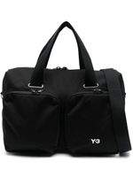 Y-3 sac de voyage à logo brodé - Noir - thumbnail