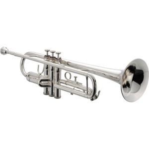 Jupiter JTR700RSQ Bb trompet (goudmessing, verzilverd)