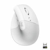 Wireless muis Logitech Lift Wit ergonomisch 4000 dpi