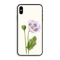 Purple poppy: iPhone XS Max Biologisch afbreekbaar hoesje