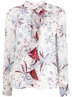 Dorothee Schumacher blouse fleurie à manches longues - Blanc