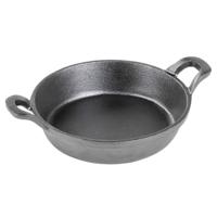 HI mini serveerpannetje - gietijzer - met handvatten - D16 cm - voor hapjes