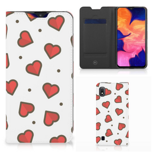 Samsung Galaxy A10 Hoesje met Magneet Hearts