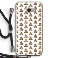 Poop emoji: Samsung Galaxy A5 (2017) Transparant Hoesje met koord