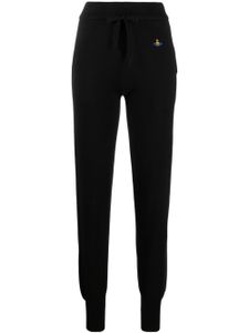 Vivienne Westwood pantalon de jogging à logo Orb brodé - Noir