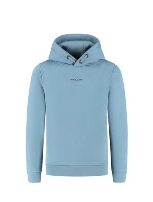 Ballin winter hoodie jongens - blauw/grijs - logo