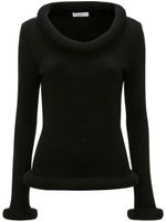 JW Anderson pull en coton à bords contrastants - Noir JW Anderson pull en coton à bords contrastants - Noir