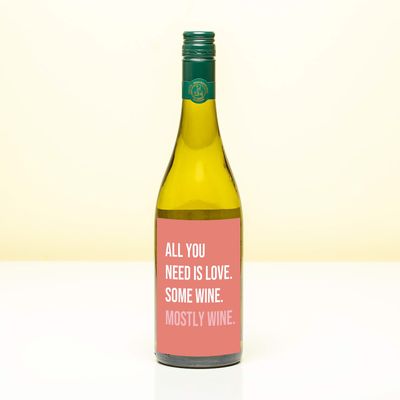 Wijnfles All You Need Is Love - Wit (Sauvignon Blanc)