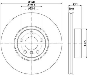 Remschijf PRO HC 8DD355133181