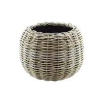 Drypot tina rotan d55h44cm bruin