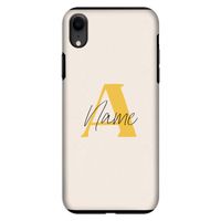 Amber Script: iPhone XR Tough Case