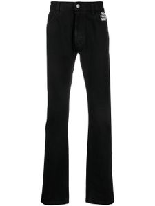 Raf Simons jean à coupe slim - Noir