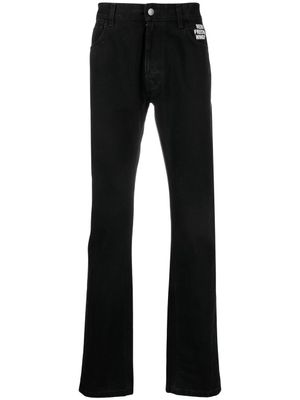 Raf Simons jean à coupe slim - Noir