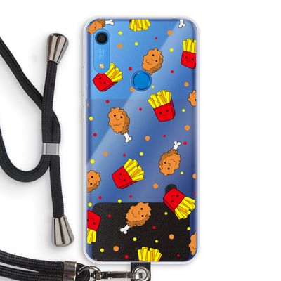 Chicken 'n Fries: Huawei Y6s Transparant Hoesje met koord