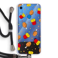 Chicken 'n Fries: Huawei Y6s Transparant Hoesje met koord