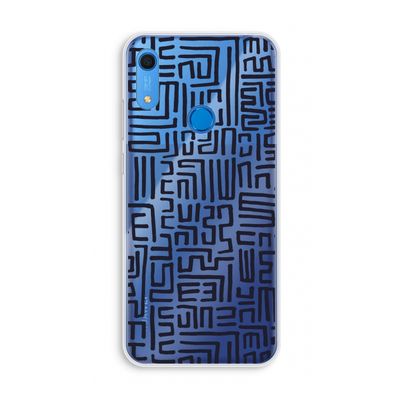 Moroccan Print: Huawei Y6s Transparant Hoesje