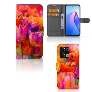 Hoesje OPPO Reno8 Pro Tulips