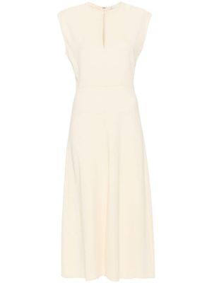 Forte Forte robe mi-longue en crêpe - Tons neutres