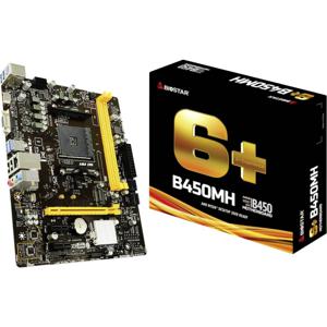 BioStar B450MH (AM4) Moederbord Socket AMD AM4 Vormfactor Micro-ATX Moederbord chipset AMD® B450