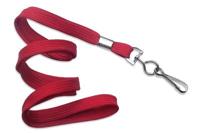 Keycord met metalen haak, br 10mm rood
