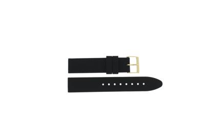 Horlogeband Guess GW0004L1 / W0004L1 / Nova Silicoon Zwart 18mm