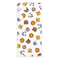 Doorzichtige Silicone Hoesje voor Samsung Galaxy A25 Dieren Emojis