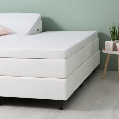 Molton Hoeslaken - Stretch - Splittopper - 160x200 Cm - Fresh And Co Matrasbeschermer - Dekbed-Discounter.nl