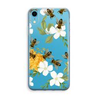 No flowers without bees: iPhone XR Transparant Hoesje