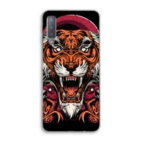 Tiger and Rattlesnakes: Samsung Galaxy A7 (2018) Transparant Hoesje