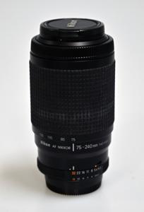 Nikon AF 75-240 f/4.5-5.6D objectief - Tweedehands