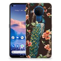 Nokia 5.4 | TPU Hoesje | Pauw met Bloemen