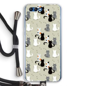 Katten: Honor 10 Transparant Hoesje met koord