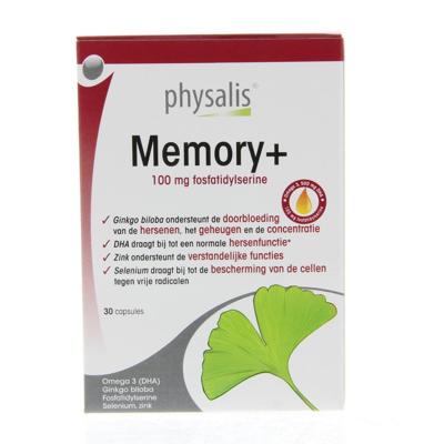 Physalis Supplementen Memory+ 30Capsules
