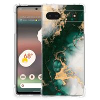 Anti-Shock Hoesje voor Google Pixel 6A Marmer Groen - thumbnail