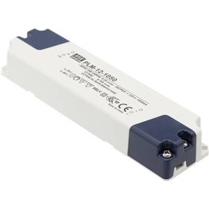 Mean Well PLM-12-700 LED-driver Constante stroomsterkte 12 W 0.7 A 11 - 18 V/DC Geschikt voor meubels, Overbelastingsbescherming 1 stuk(s)