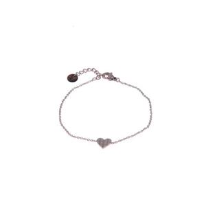 Go Dutch Label Armband met Hartje Zilver