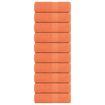 Zeepdoekjes 10 st 30x30 cm 360 g/m 100% katoen oranje